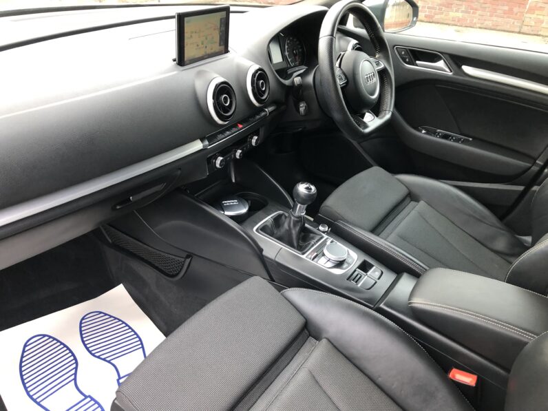 2015 Audi A3 1.4 TFSI S Line (150ps) (CoD) Sportback 5d 1395cc