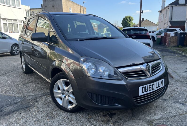 Vauxhall Zafira 2011 Grey DU60LLN EXCLUSIV 5-Door Mpv 1.6