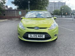 Ford Fiesta 2009 Green SL09NBE ZETEC 5-Door Hatchback