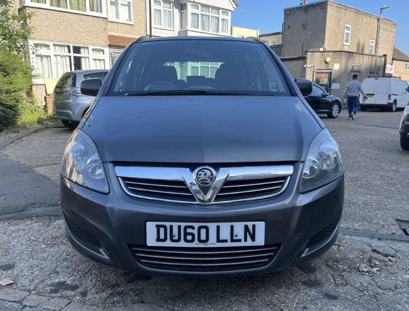 Vauxhall Zafira 2011 Grey DU60LLN EXCLUSIV 5-Door Mpv 1.6