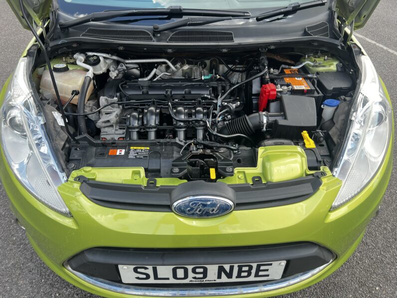 Ford Fiesta 2009 Green SL09NBE ZETEC 5-Door Hatchback