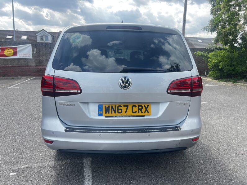 Volkswagen Sharan 2017 Silver WN67CRX SE NAV TDI BLUEMOTION TECHNOLOGY DSG 5-Door Mpv