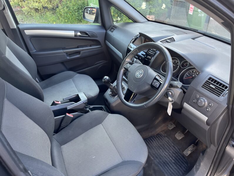 Vauxhall Zafira 2011 Grey DU60LLN EXCLUSIV 5-Door Mpv 1.6